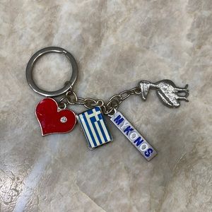 Greece key chain